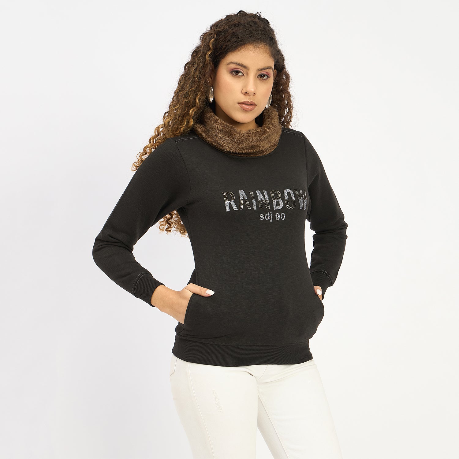 Duke Urban Women Full Sleeve Round Neck Sweatshirt (LFX947)