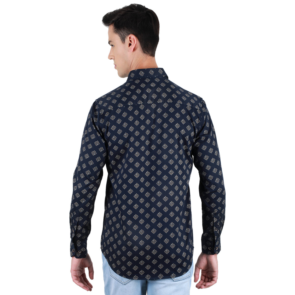 Duke Urban Men Full Sleeve Cotton Shirt (SDO3PRTB)