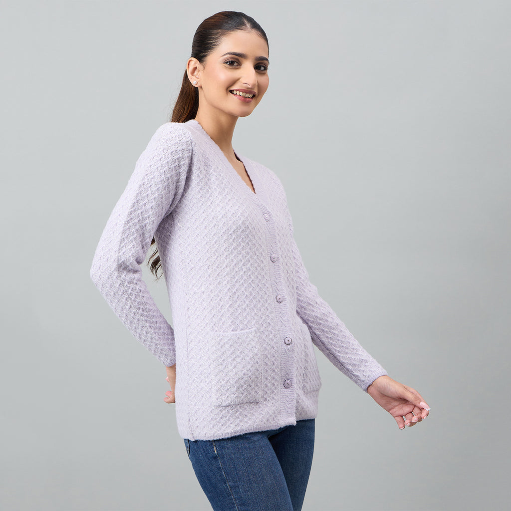 Duke Urban Women Full Sleeve Front Open Regular Cardigan (SDS1294)