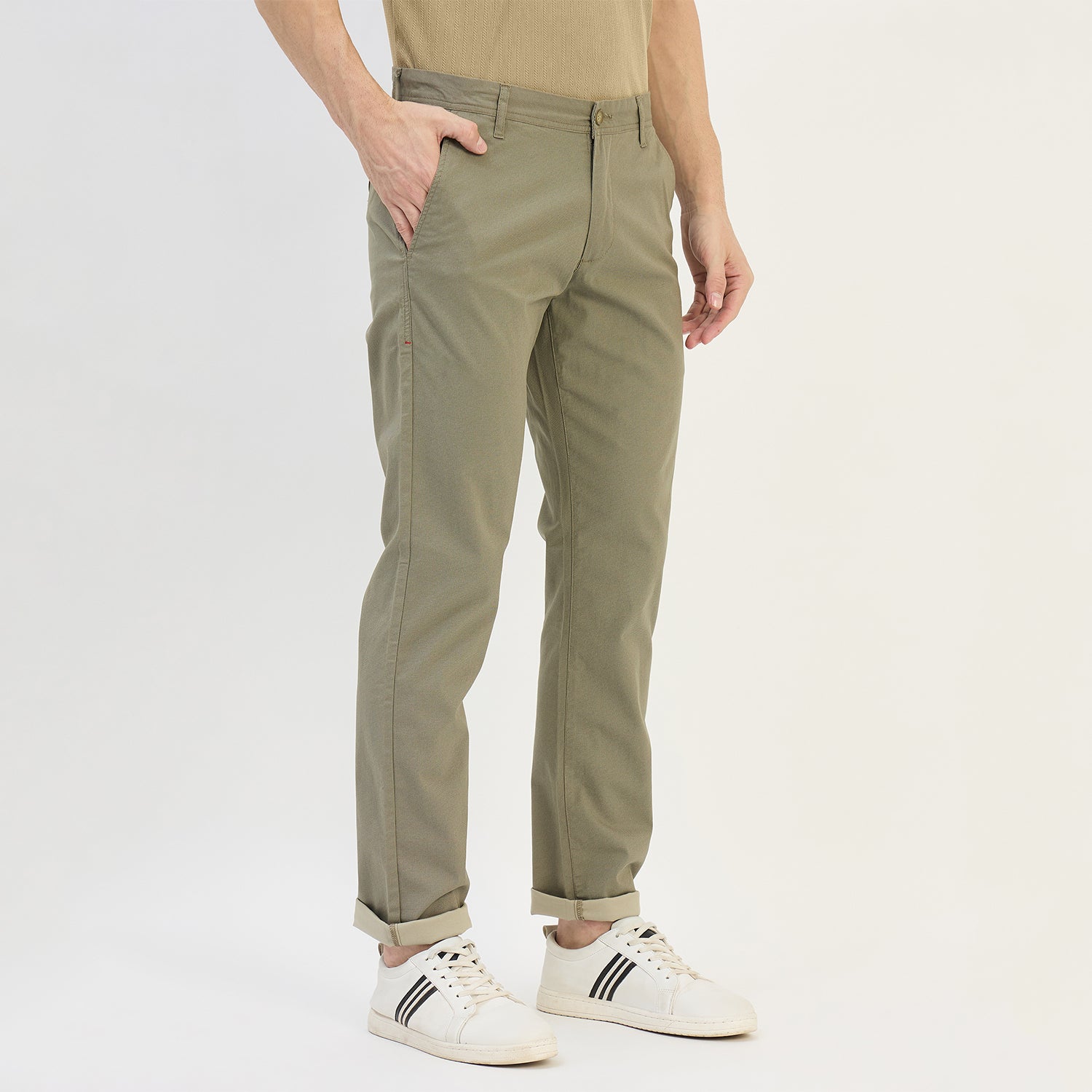 Duke Urban Men Narrowfit Flatfront Trouser (SDT4610)