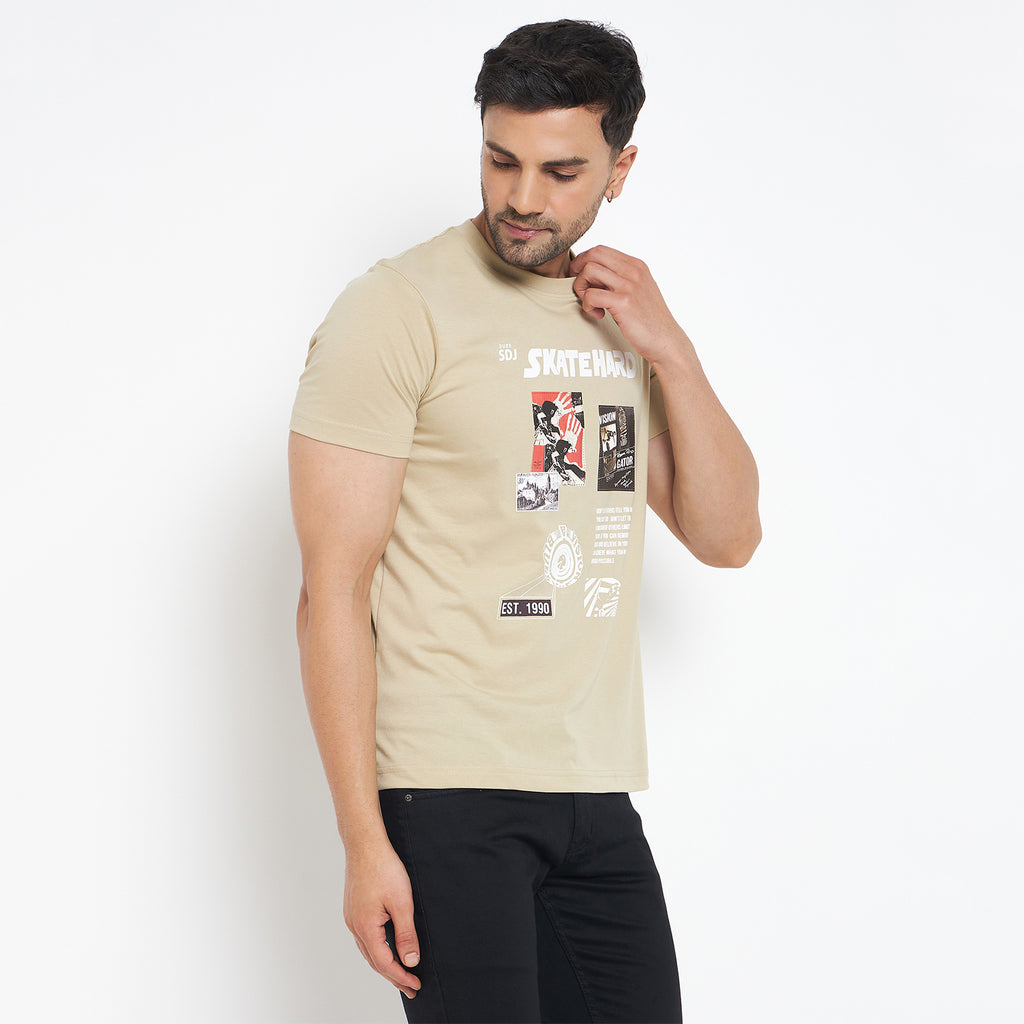 Duke Urban Men Half Sleeve Cotton T-Shirt (LF7056)