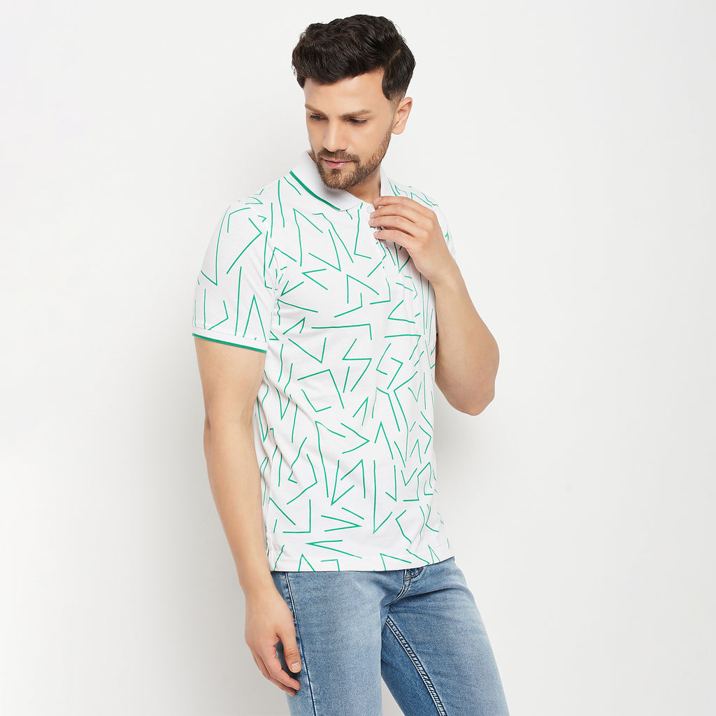 Duke Stardust Men Half Sleeve Polo Neck Cotton T-shirt (1142)