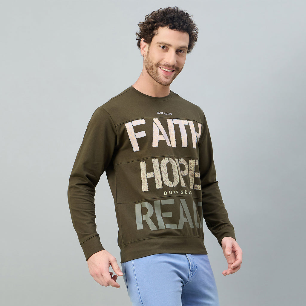 Duke Urban Men Round Neck Regular Sweatshirt (LF3948S)