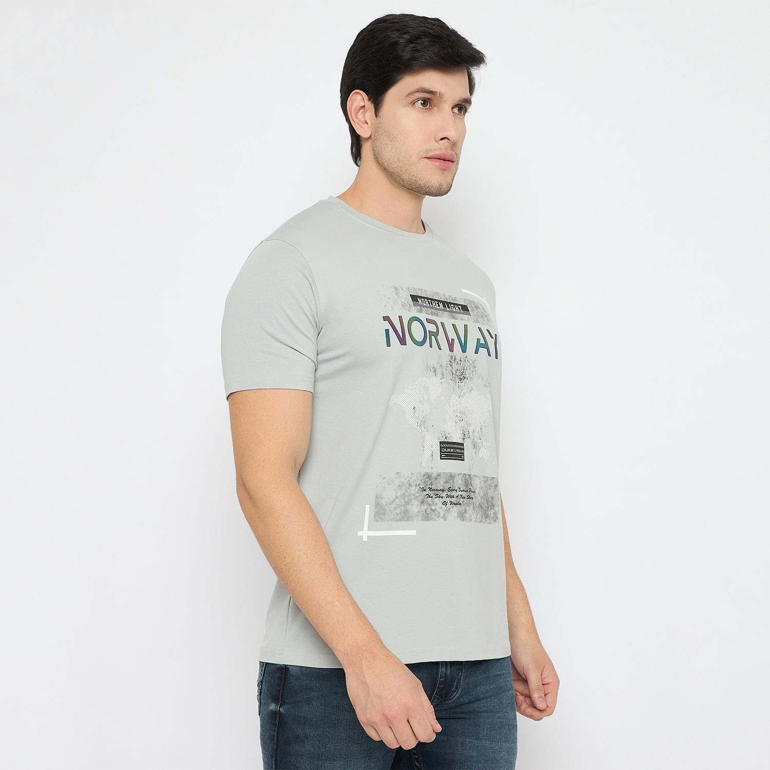 Duke Urban Men Half Sleeve Cotton Tshirt (LF7436)