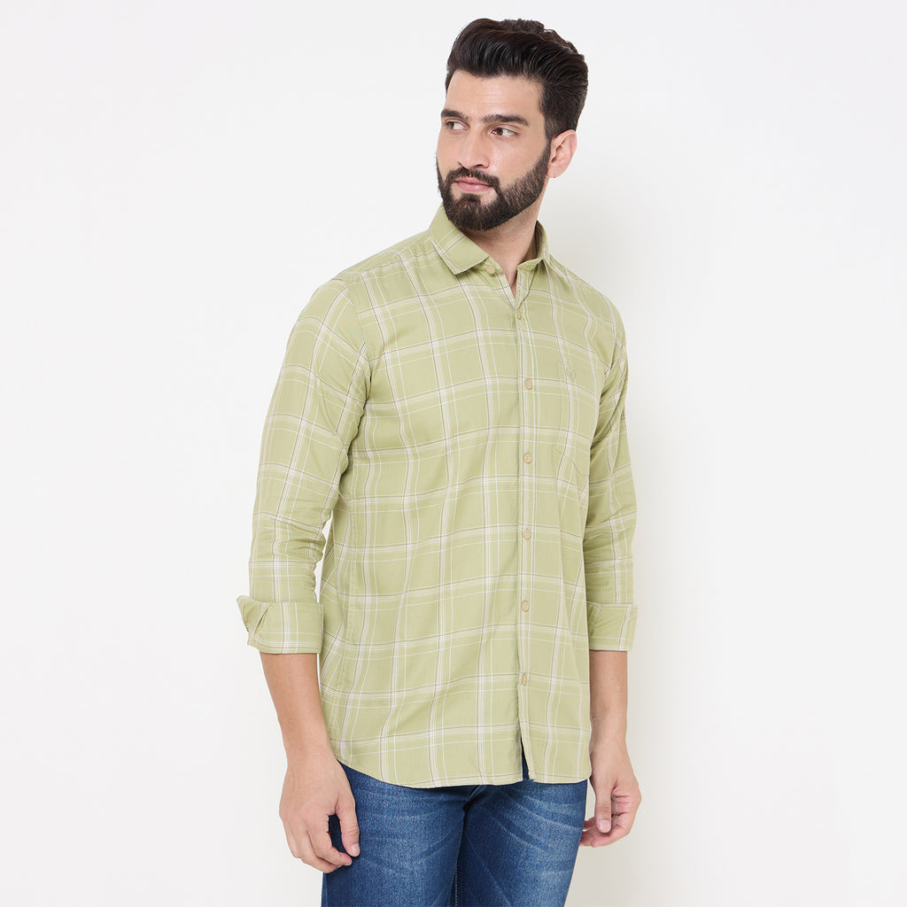 Duke Stardust Men Full Sleeve Cotton Shirt (SDO6CKOB)
