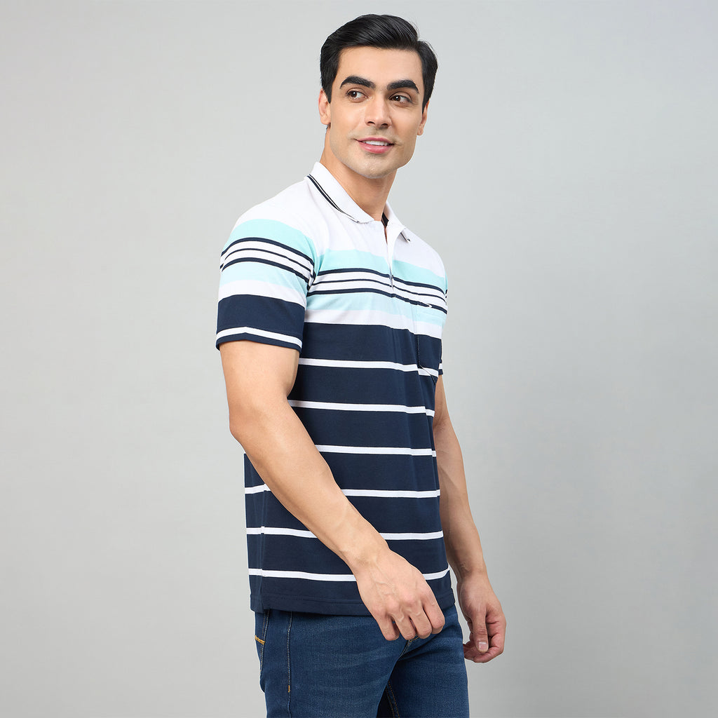 Duke Men Half Sleeve Cotton Regualr Fit Casual T-shirt (MLF1181)