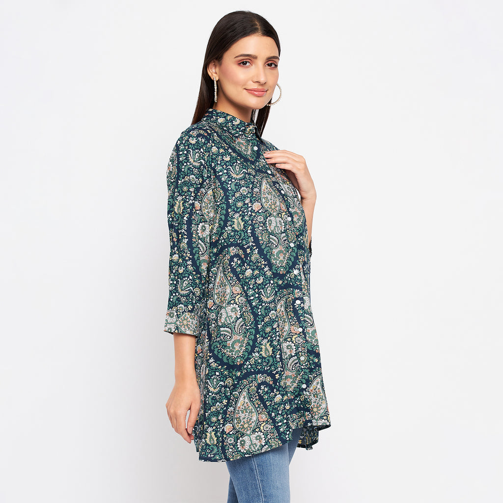 Duke Stardust Women 3/4 Sleeve Printed Tunic (SDX4109)
