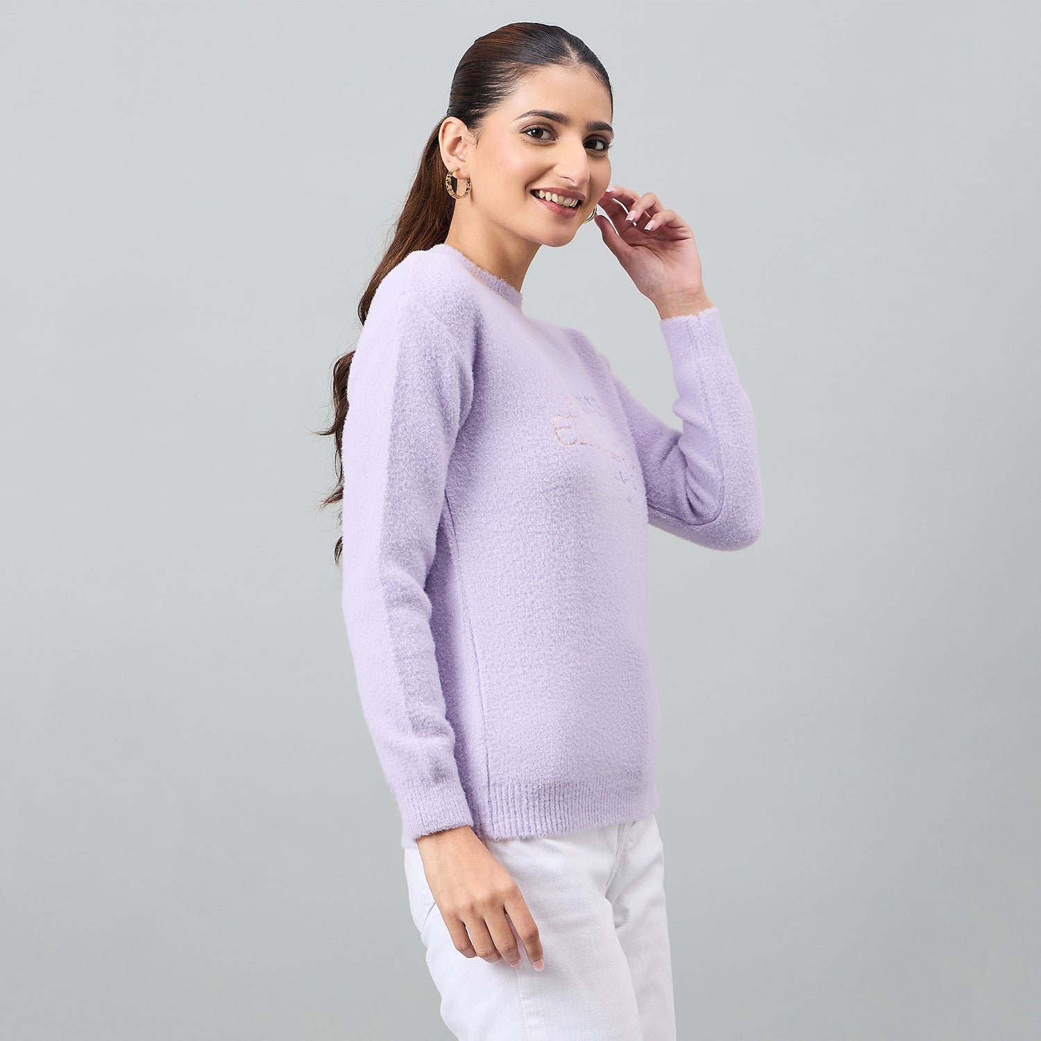Duke Urban Women Full Sleeve Round Neck Pullover (SDS1408C)