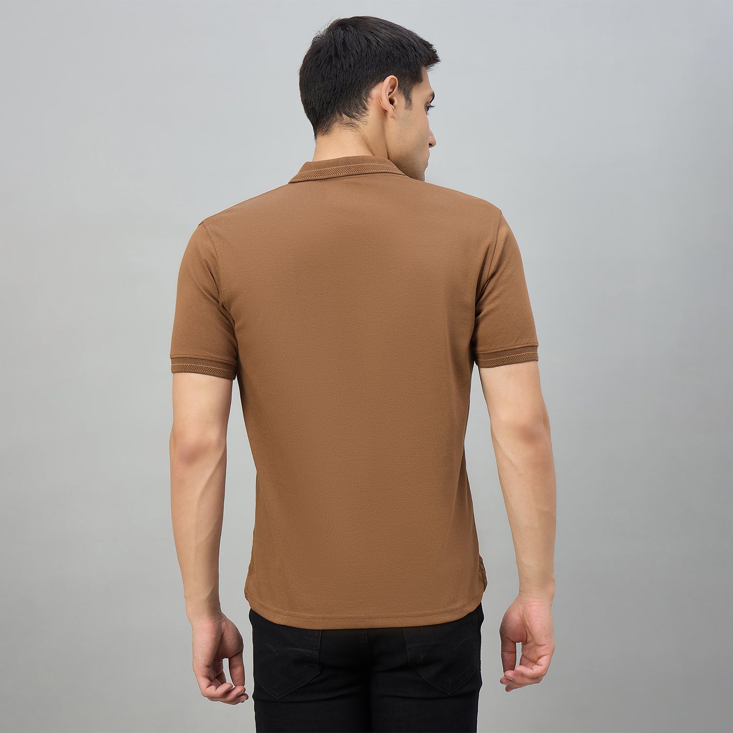 Duke Men Half Sleeve Cotton Regualr Fit Casual T-shirt (LF7888)