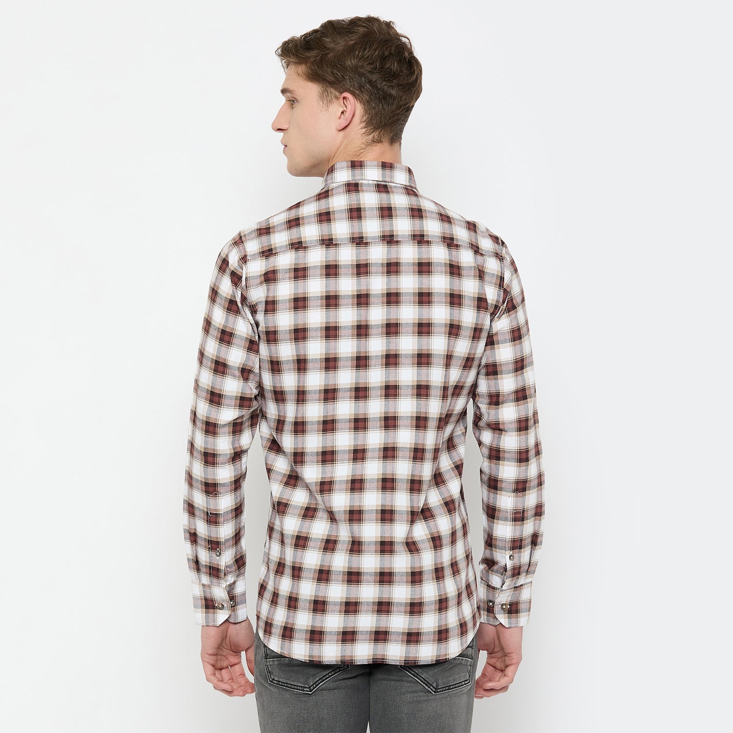 Duke Urban Men Half Sleeve Cotton Shirt (SDO4PRAB)