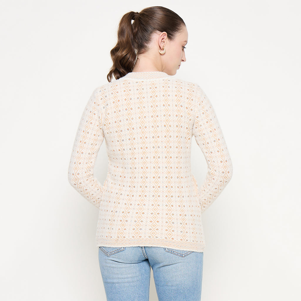Duke Urban Women Full Sleeve Front Open Sweater (SDS1279)