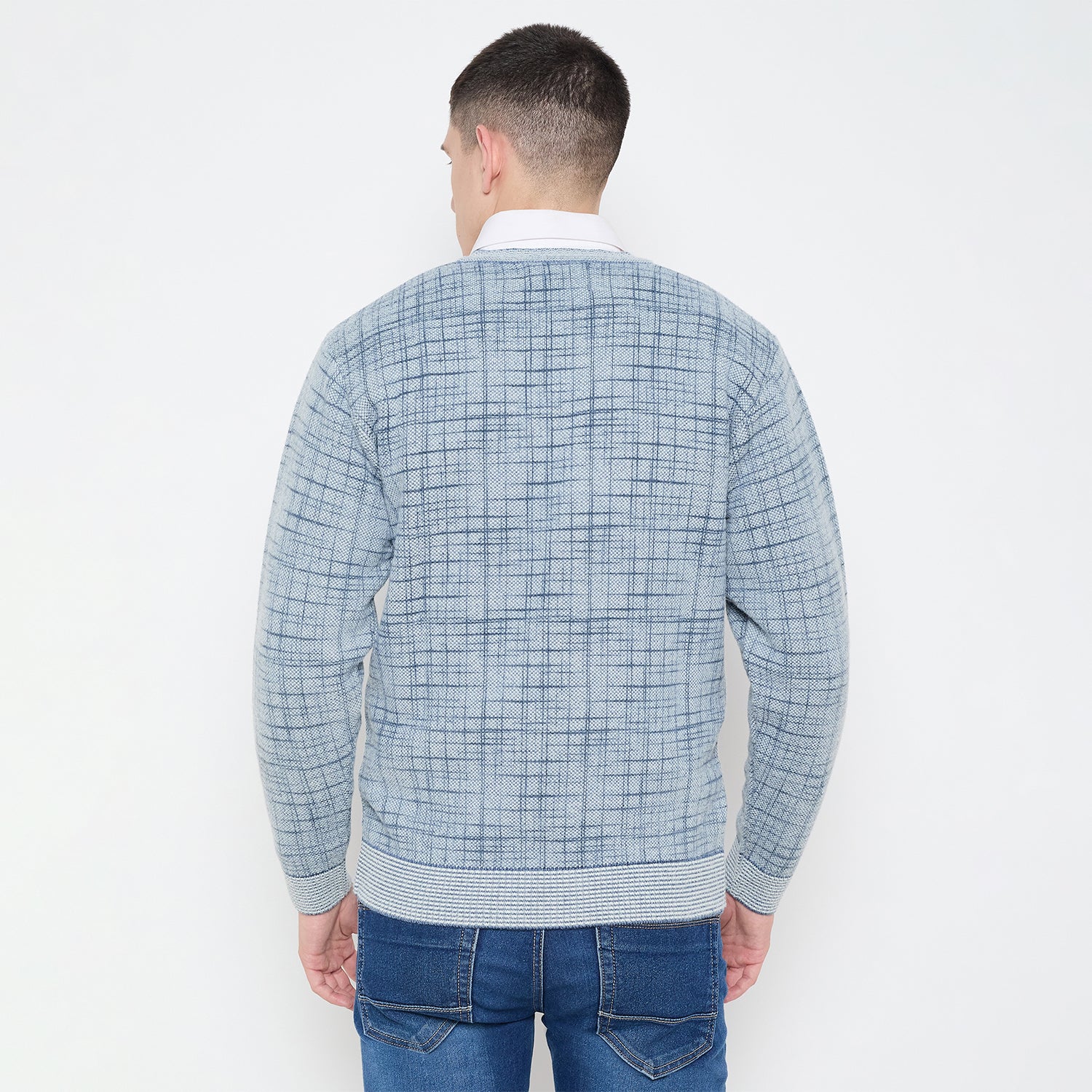 Duke Urban Men Full Sleeve V Neck Sweater (SDS2233)