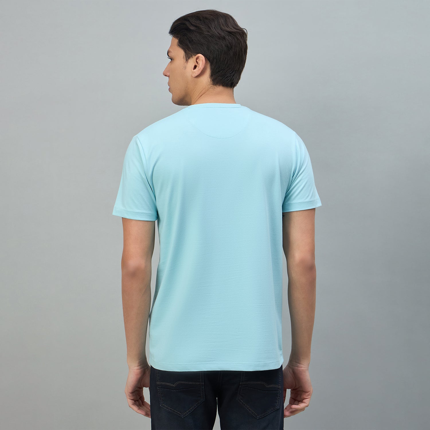 Duke Urban Men Graphic Print Half Sleeve Round Neck Casual Tshirt (LF7596)