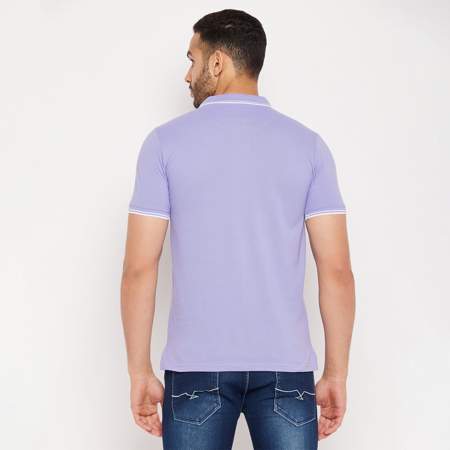 Duke Stardust Men Half Sleeve Polo Neck Cotton T-shirt (LF5890)