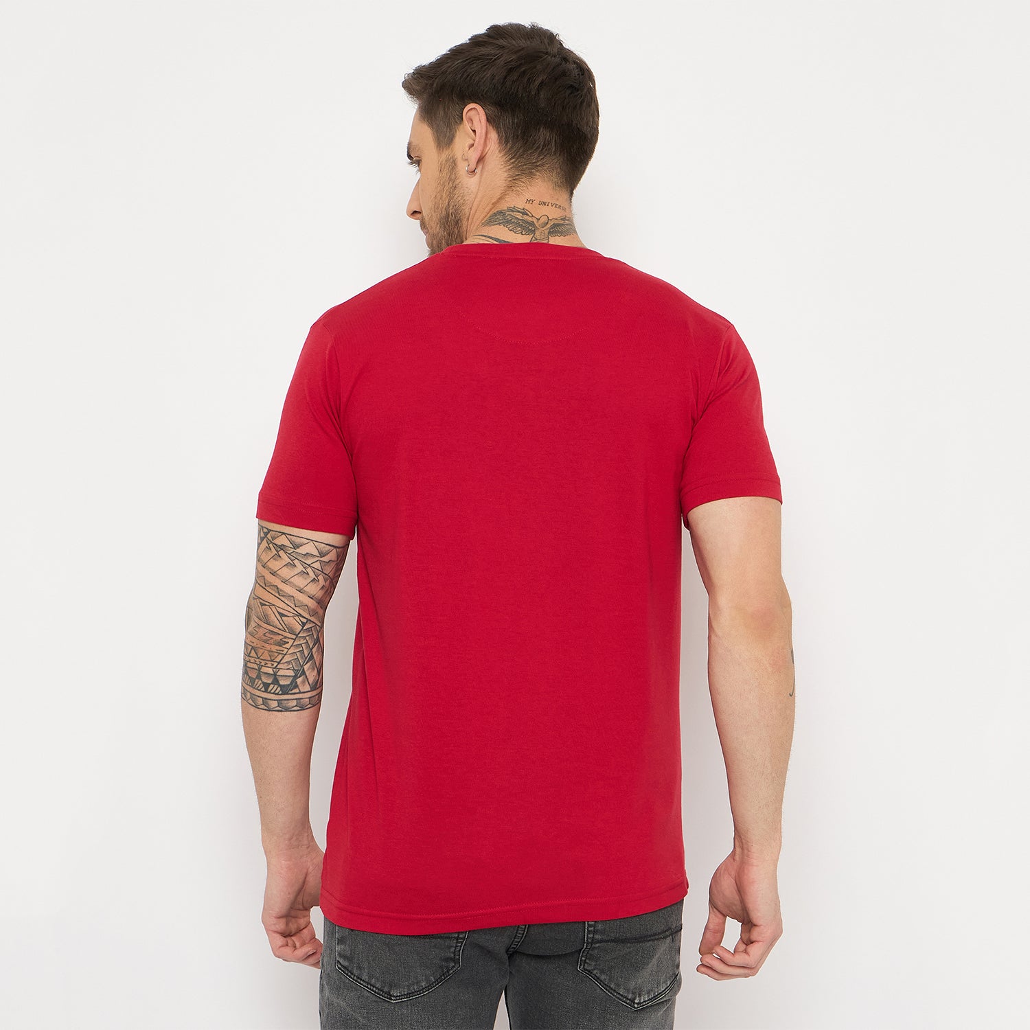 Duke Urban Men Half Sleeve Cotton Tshirt (LF7424)