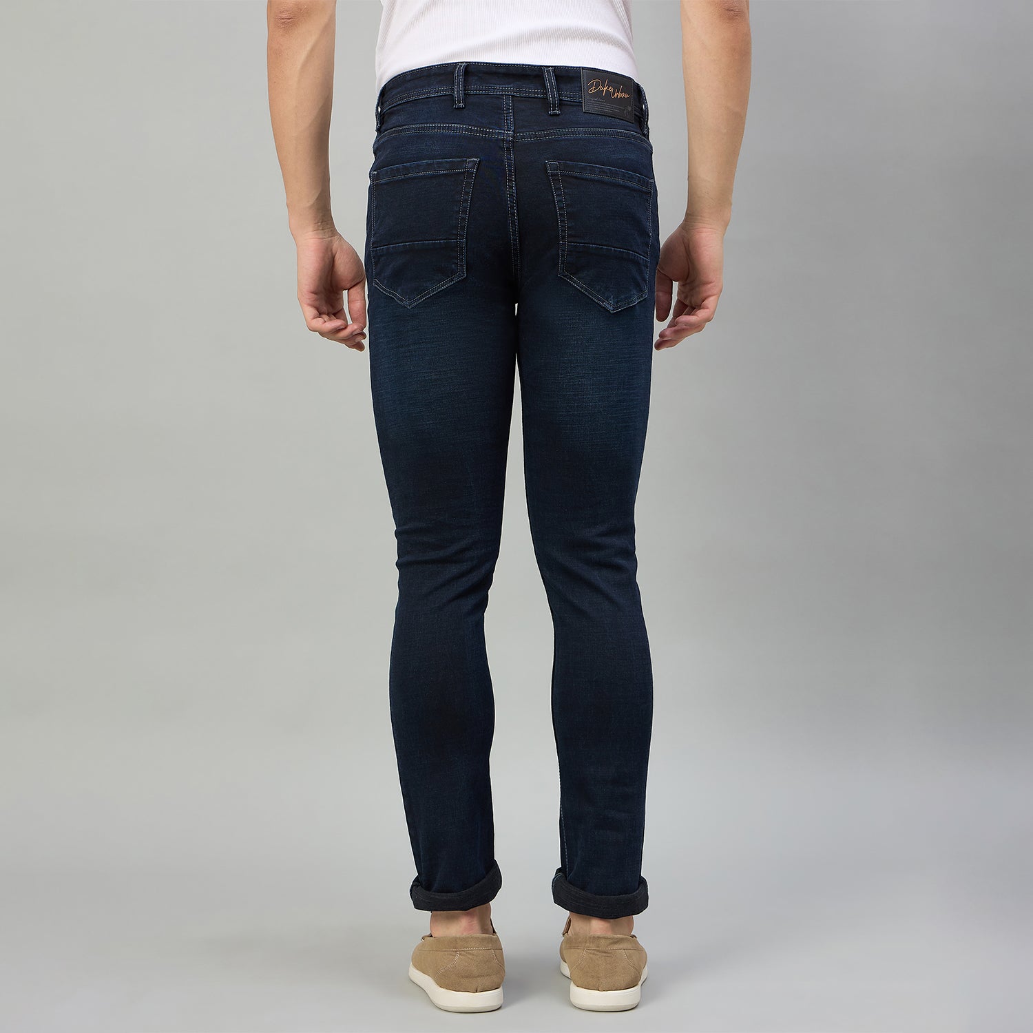 Duke Men Narrow Fit Stretchable Jeans (SDD9235N)