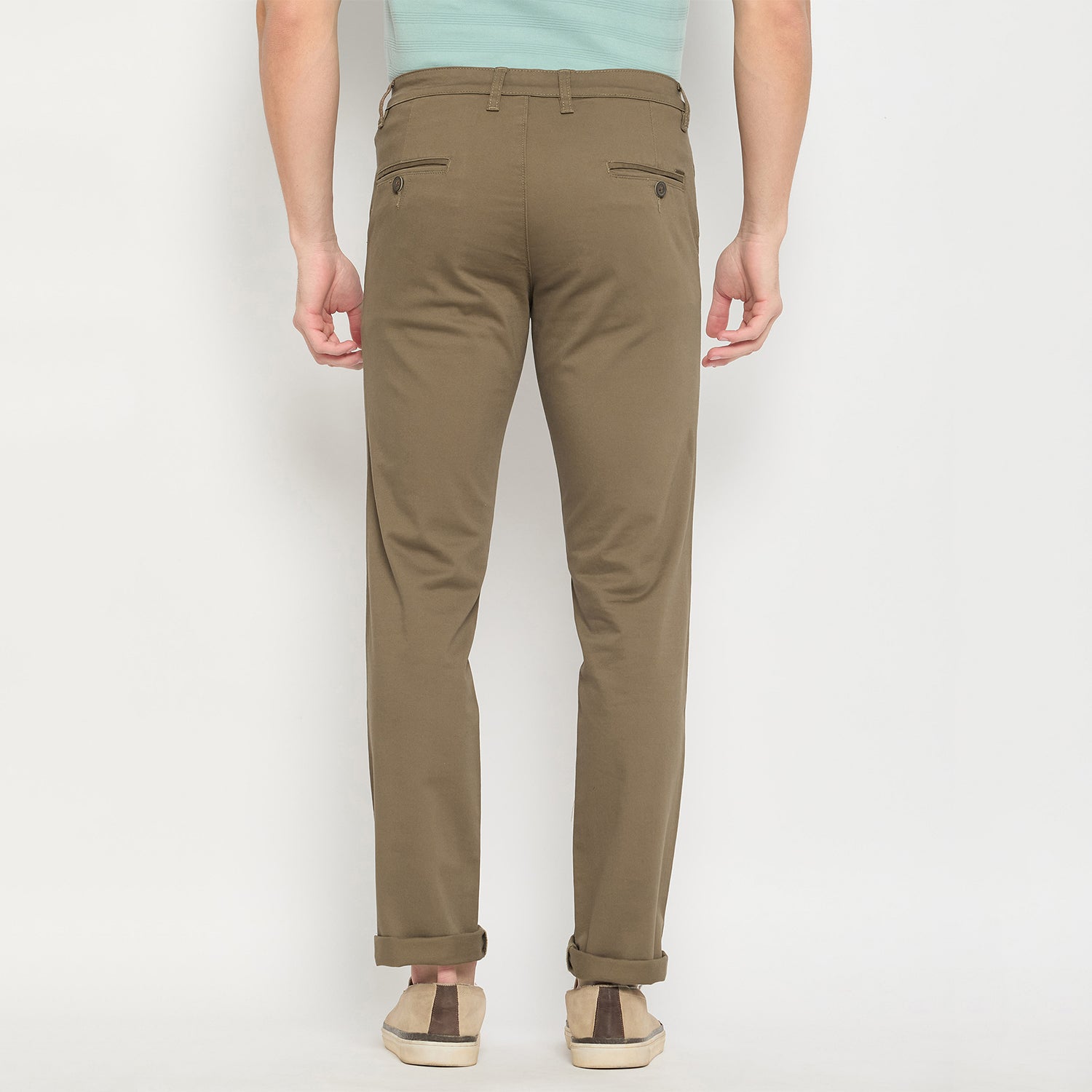 Duke Urban Men Flatfront Narrowfit Chinos Trousers (SDT4626)