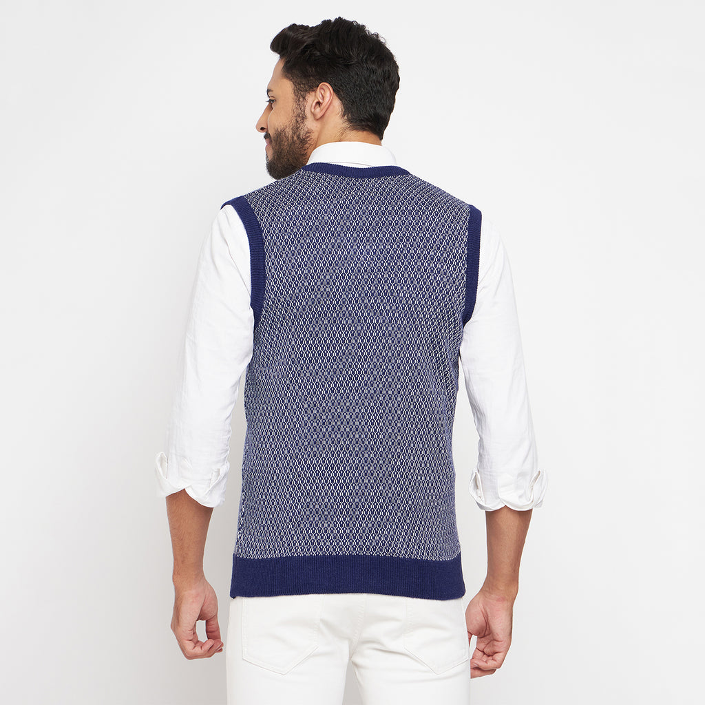 Duke Urban Men Sleeveless V Neck Sweater (SDS2033)