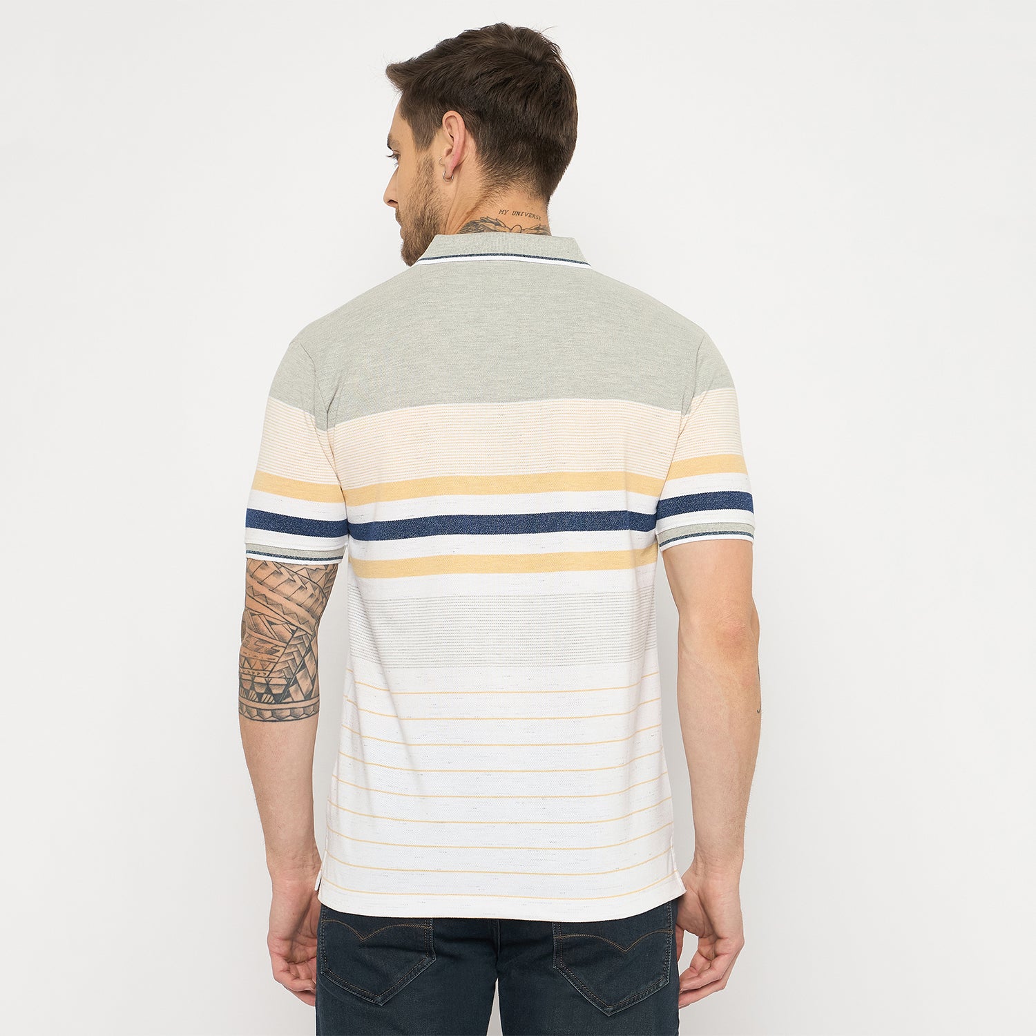 Duke Urban Men Half Sleeve Cotton Polo Tshirt (LF7364)