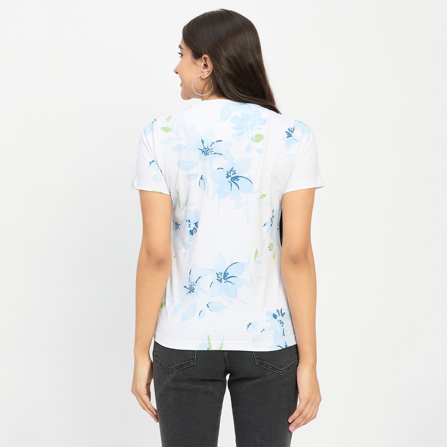 Duke Urban Women Half Sleeve Round Neck Top (LFX3287)