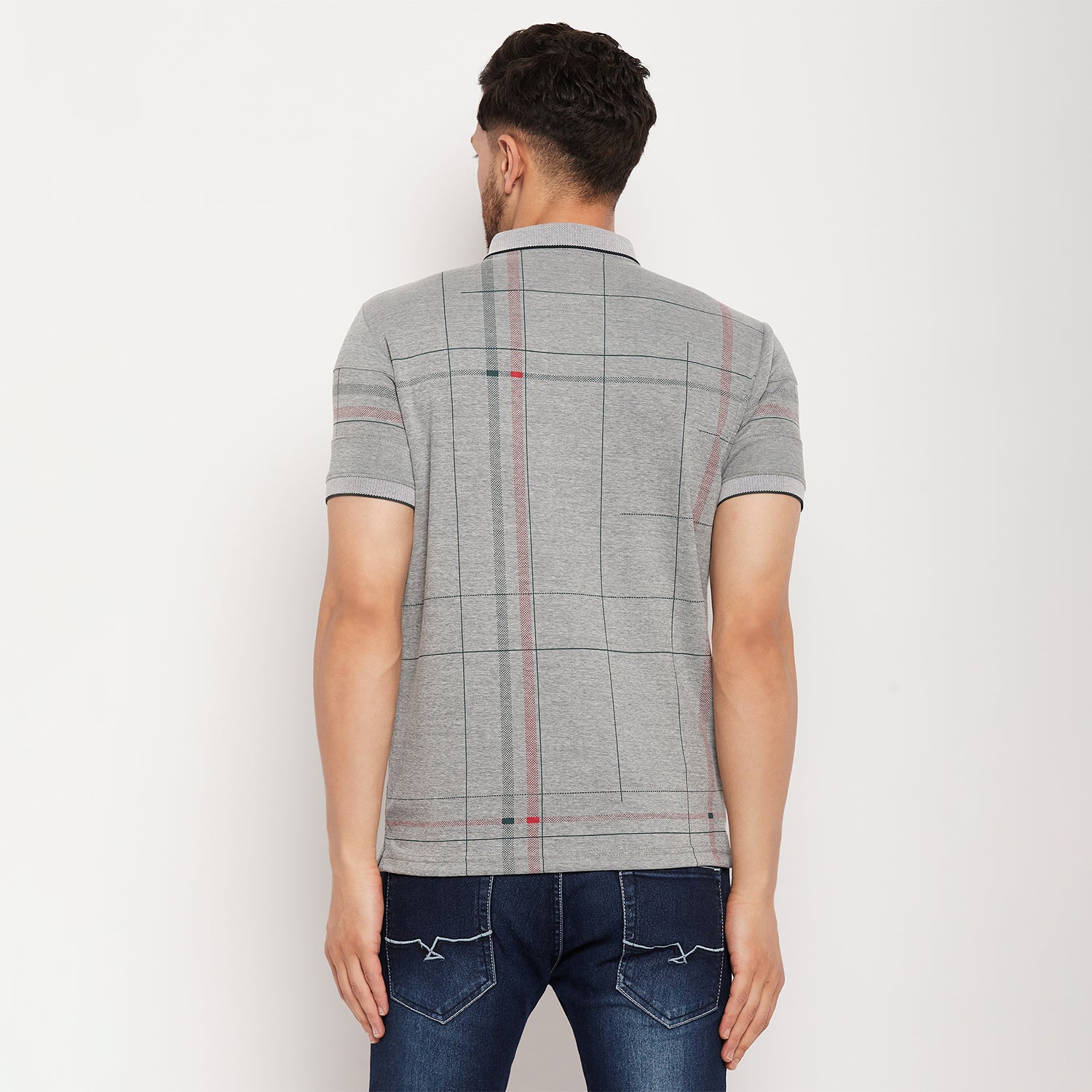 Duke Stardust Men Half Sleeve Cotton T-shirt (MLF5863)