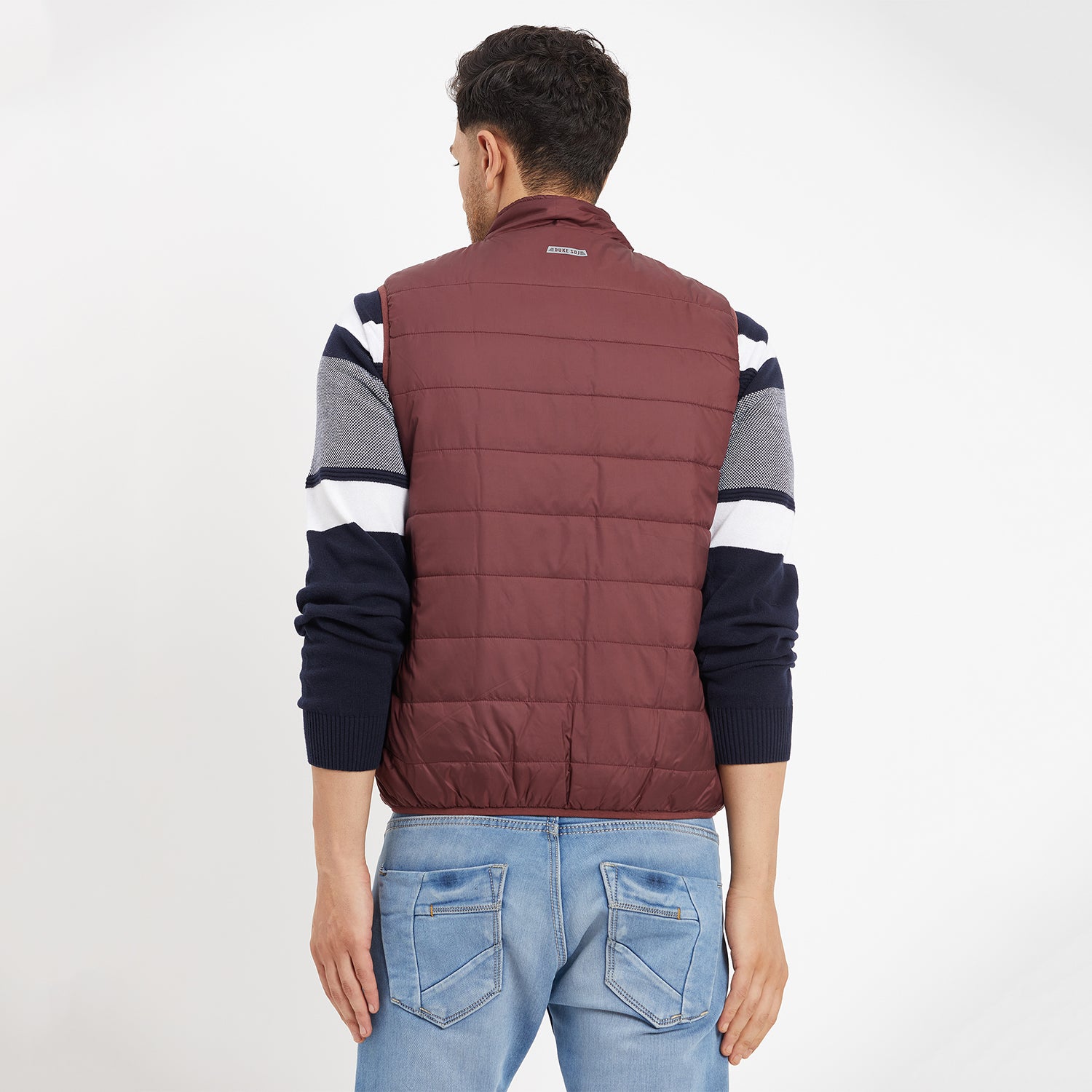 Duke Urban Men Sleeveless Reversible Jacket (SDZ1873)
