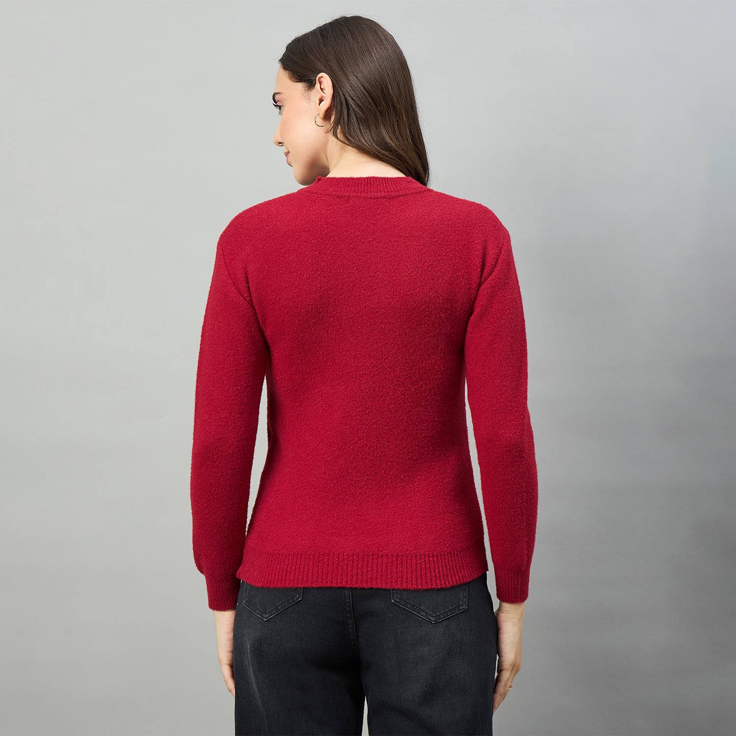 Duke Urban Women Full Sleeve Round Neck Pullover (SDS1408C)