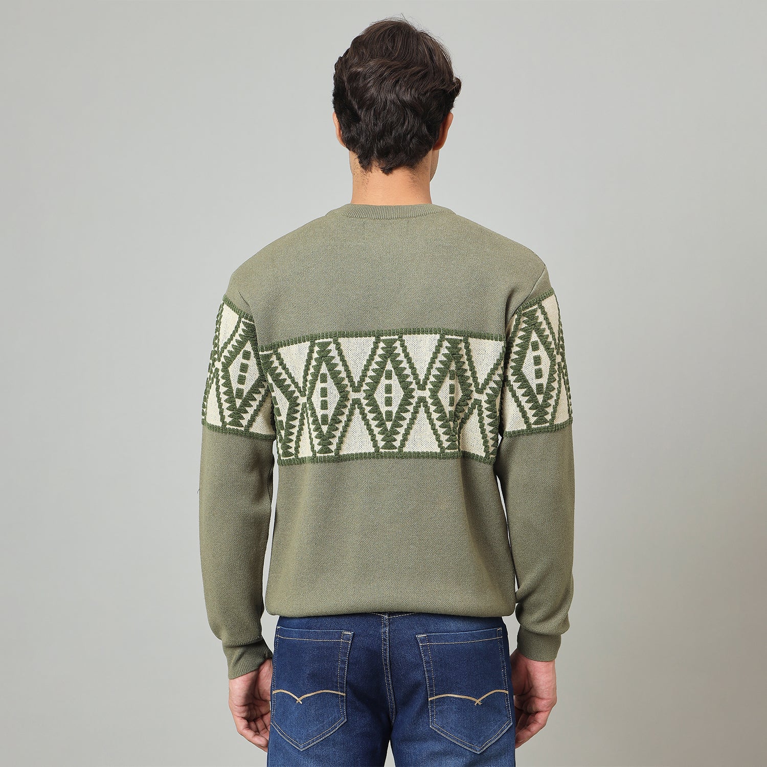 Duke Urban Men Full Sleeve Classic round neck sweater (SDS2267)