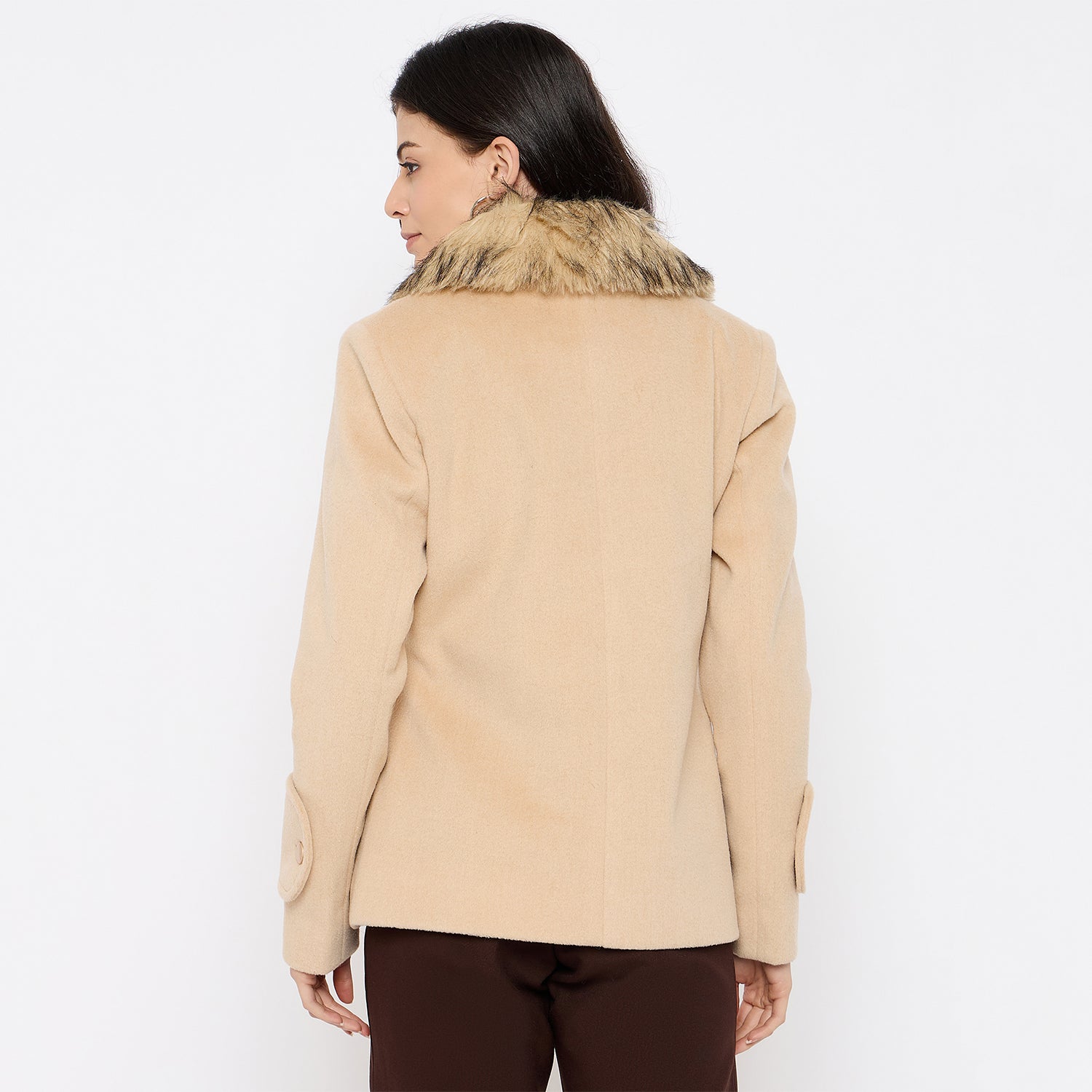 Duke Urban Women Full Sleeve Long Coat (SDZ4177C)
