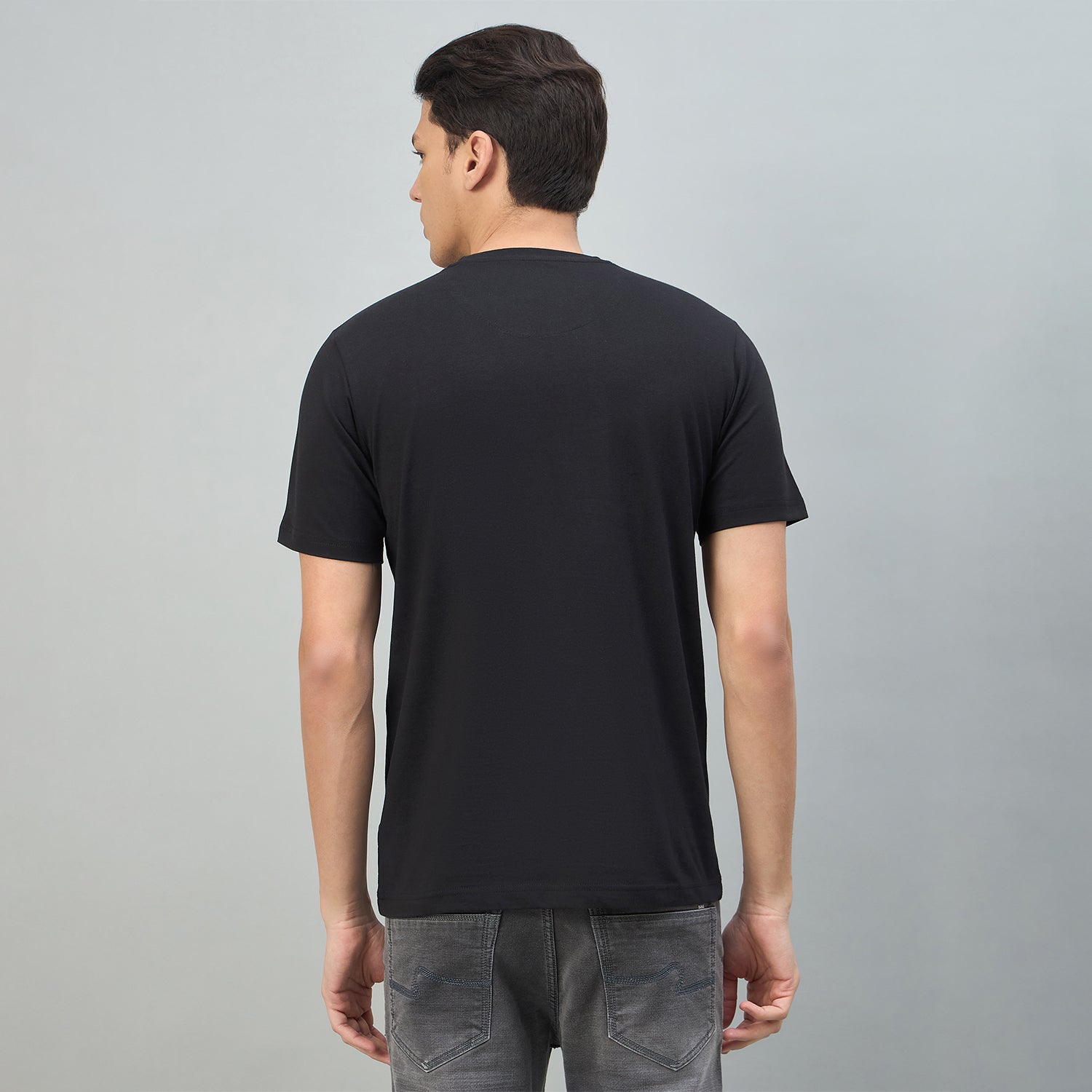 Duke Urban Men Graphic Print Half Sleeve Round Neck Casual Tshirt (LF7546)