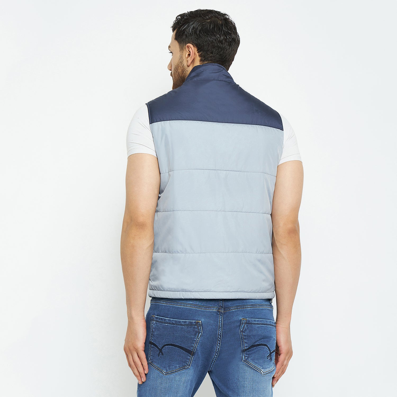 Duke Urban Men Sleeveless Reversible Jacket (SDZ3056)