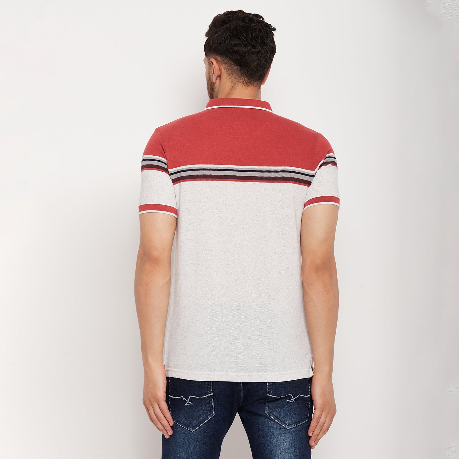 Duke Stardust Men Polo Neck Half Sleeve Cotton T-shirt (LF7020)