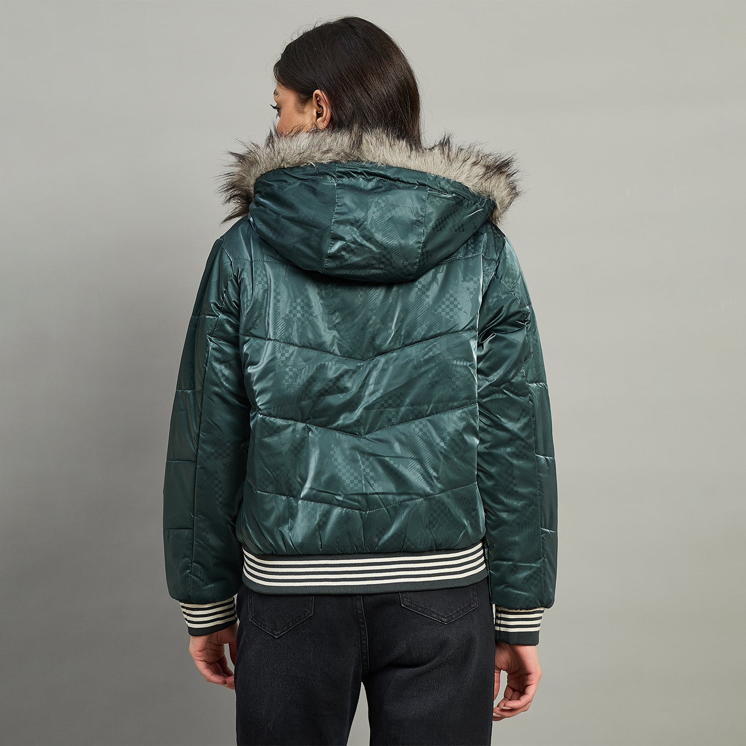 Duke Urban Women Full Sleeve Hooded Jacket (SDZ4089N)