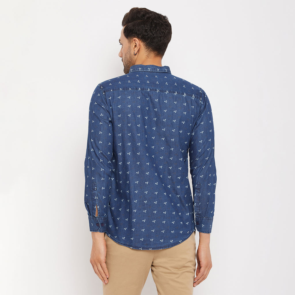 Duke Men Stardust Cotton Full Sleeve Shirt (SDO8910R)