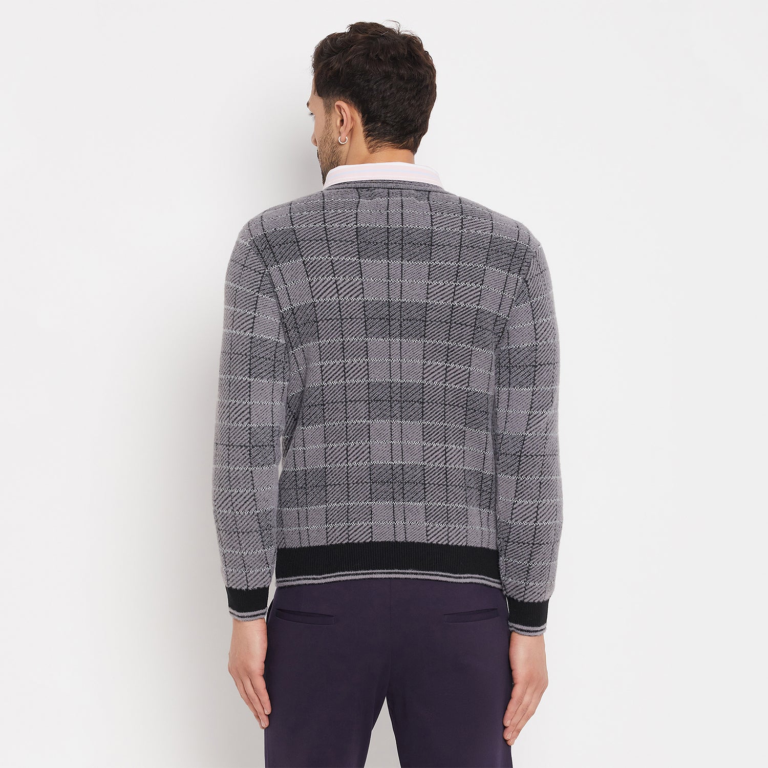Duke Urban Men Full Sleeve V-Neck Sweater (SDS2126)
