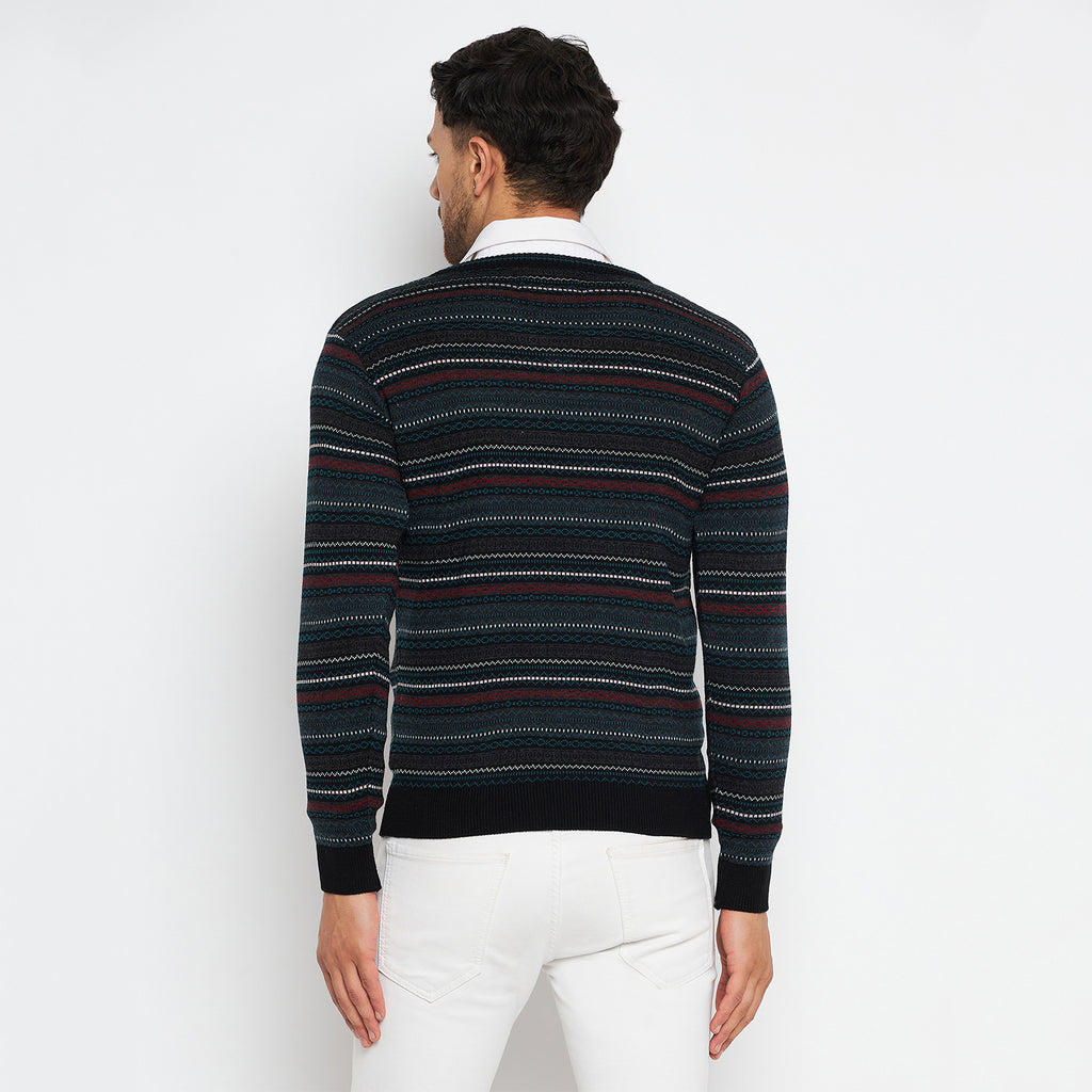 Duke Urban Men Full Sleeve V Neck Sweater (SDS2051)