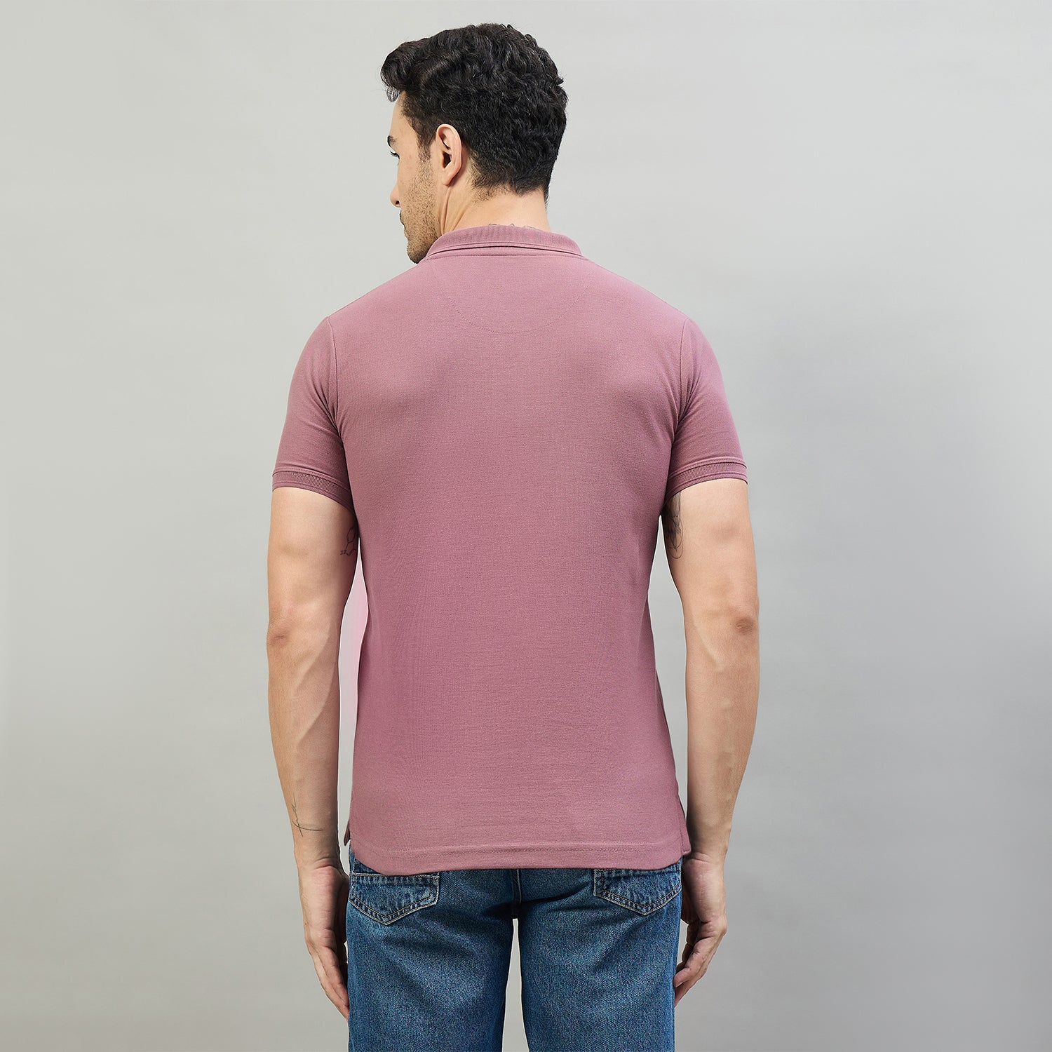 Duke Men Half Sleeve Cotton Smart Fit Casual T-shirt (SD71)