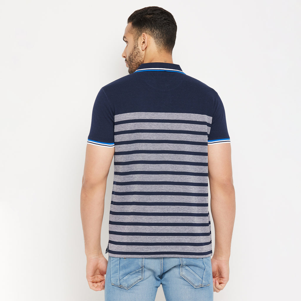 Duke Stardust Men Half Sleeve Polo Neck Cotton T-shirt (3994)
