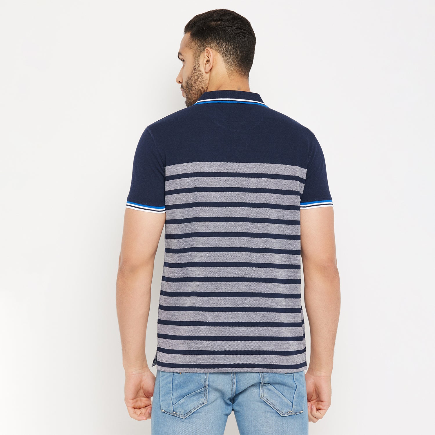 Duke Stardust Men Half Sleeve Polo Neck Cotton T-shirt (3994)
