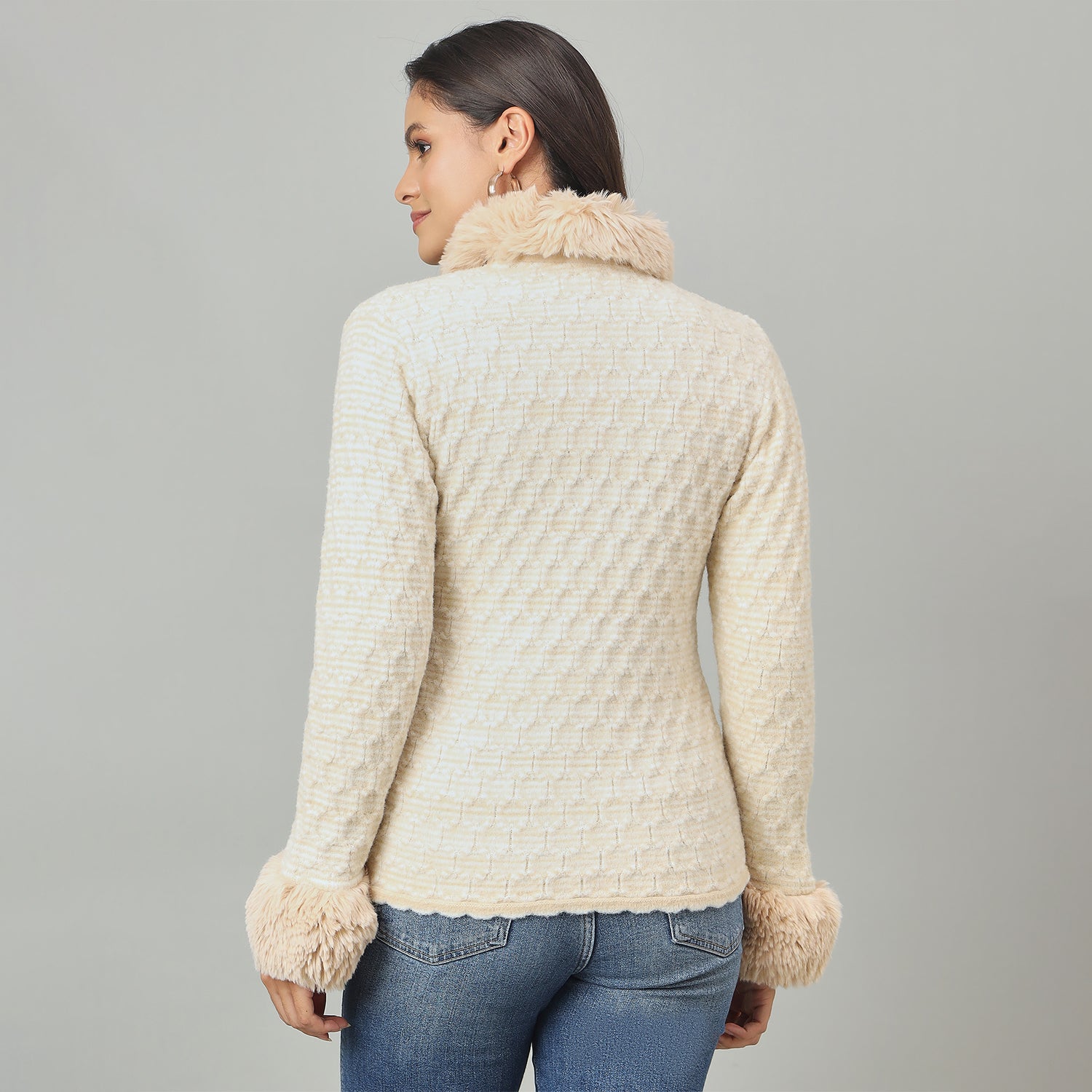 Duke Urban Women Front Open Short Sweater (SDS1308)