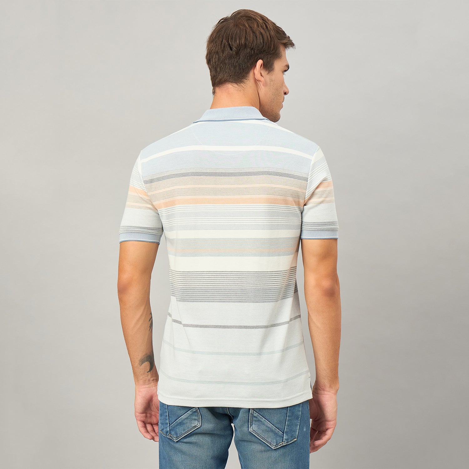 Duke Urban Men Half Sleeve Cotton Tshirt (LF7653)