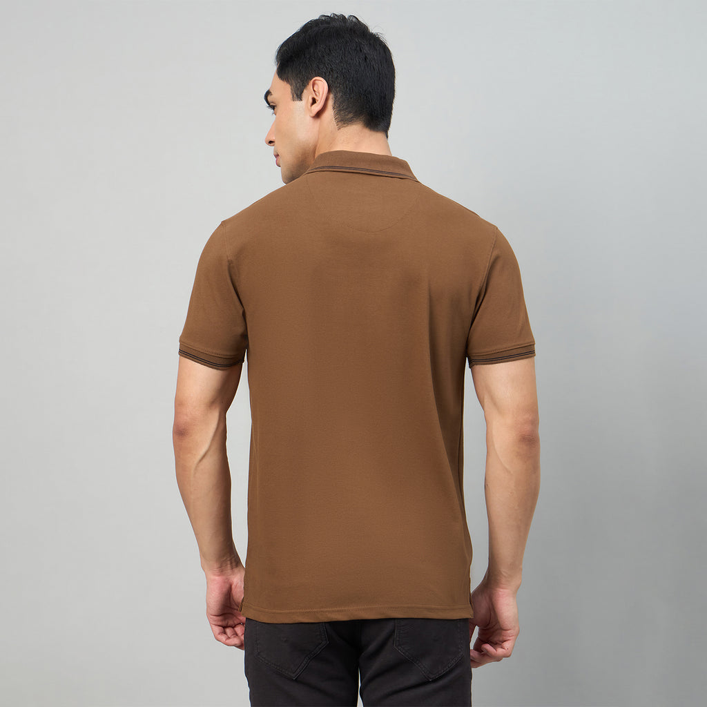 Duke Men Half Sleeve Cotton Smart Fit Casual T-shirt (SD73)