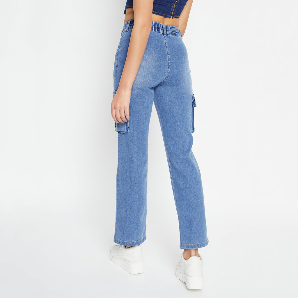 Duke Urban Women Cargo Stretchable Jeans (SDD6746)