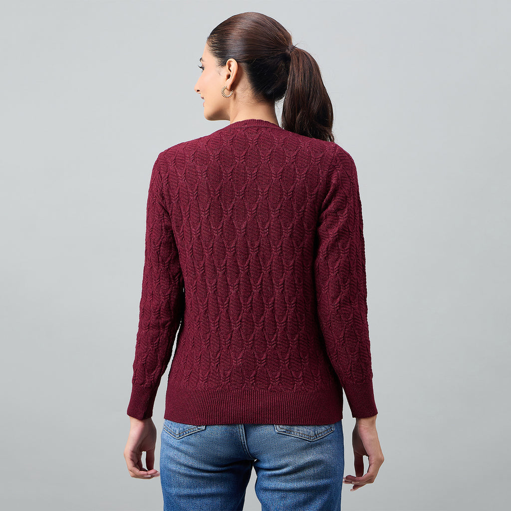 Duke Urban Women Full Sleeve Front Open Regular Cardigan (SDS1291)