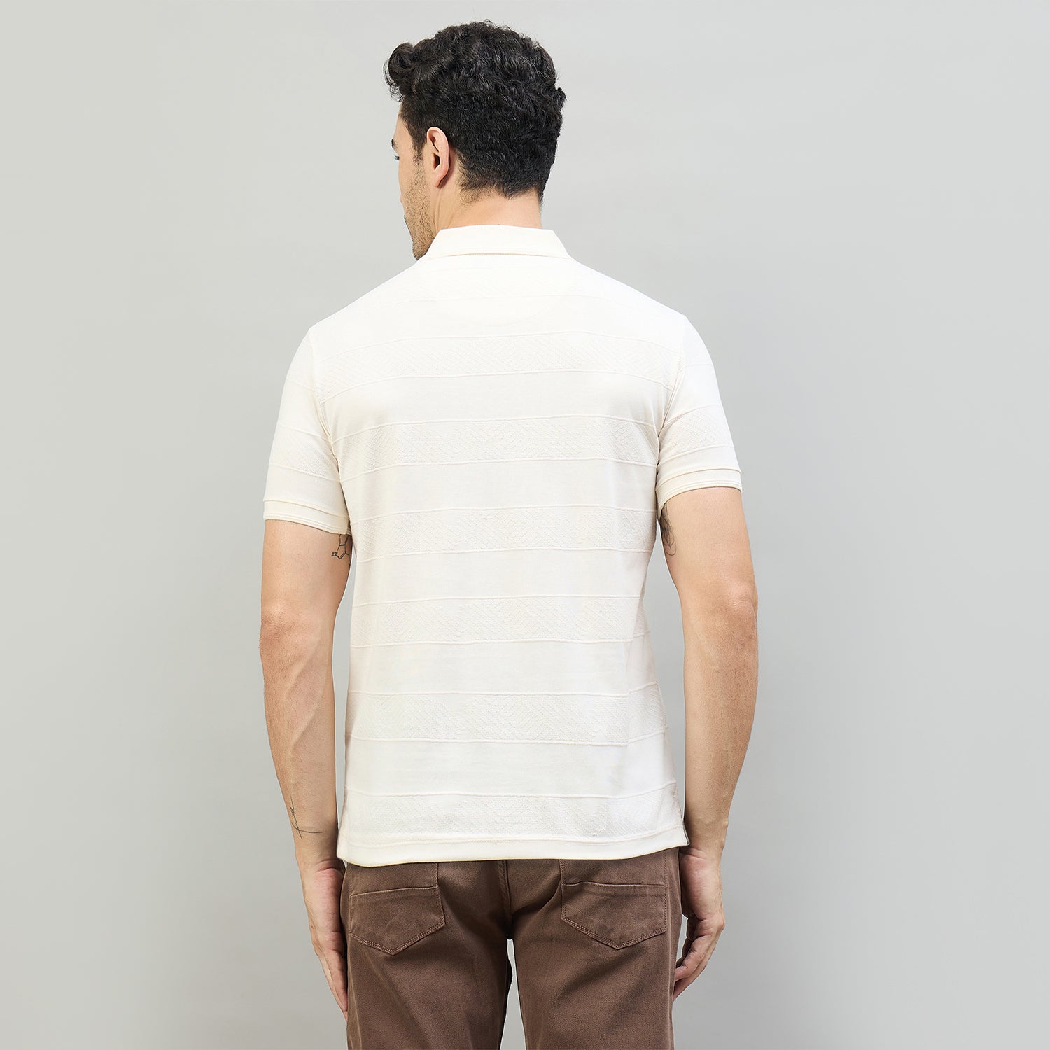 Duke Urban Men Half Sleeve Cotton Regular Fit Casual T-shirt (LF7965)