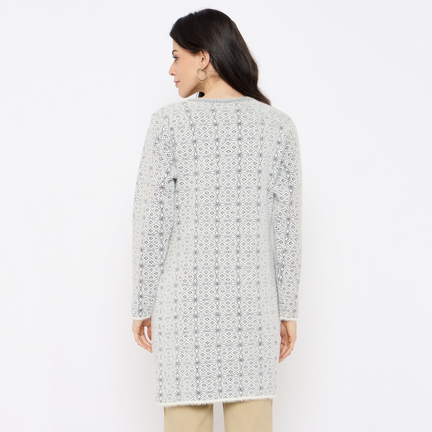 Duke Urban Women Full Sleeve Long Shrug (SDS1222)