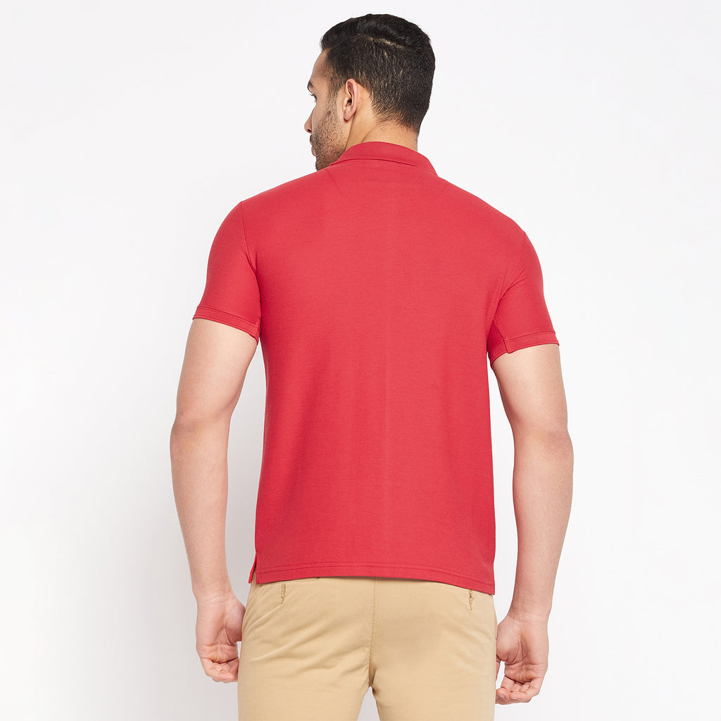 Duke Stardust Men Half Sleeve Polo Neck Cotton T-shirt (800F) More Colors