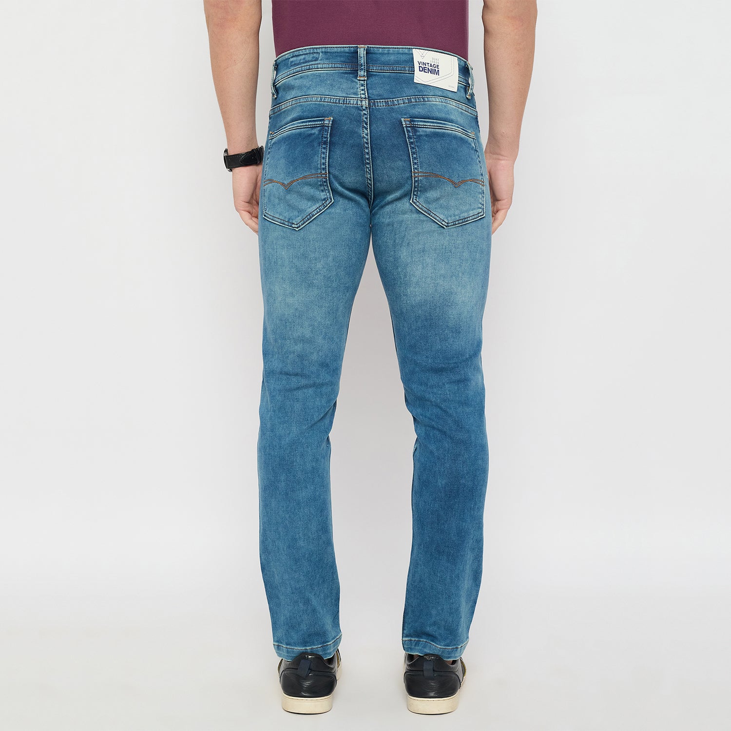 Duke Urban Men Ankle Length Stretchable Jeans (SDD5675A)