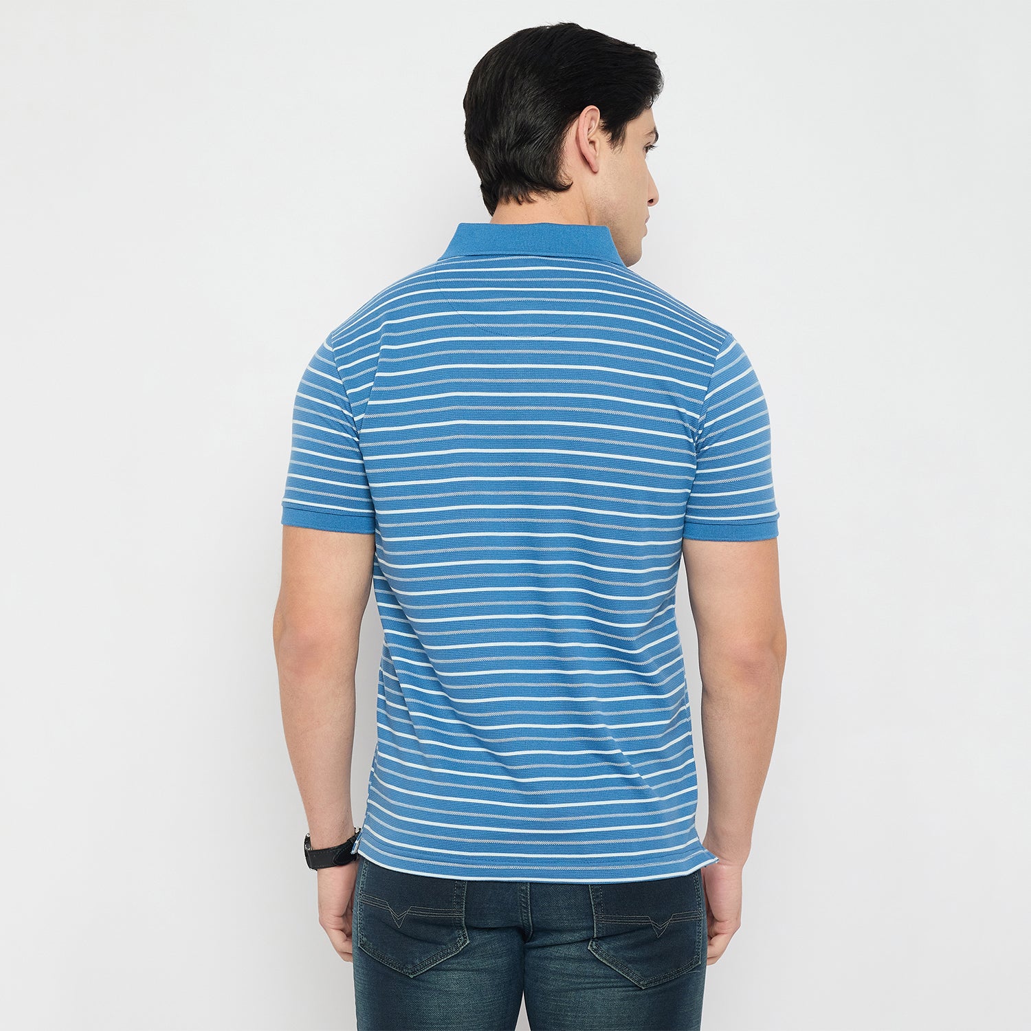 Duke Urban Men Half Sleeve Cotton Collared Tshirt (LF7678)