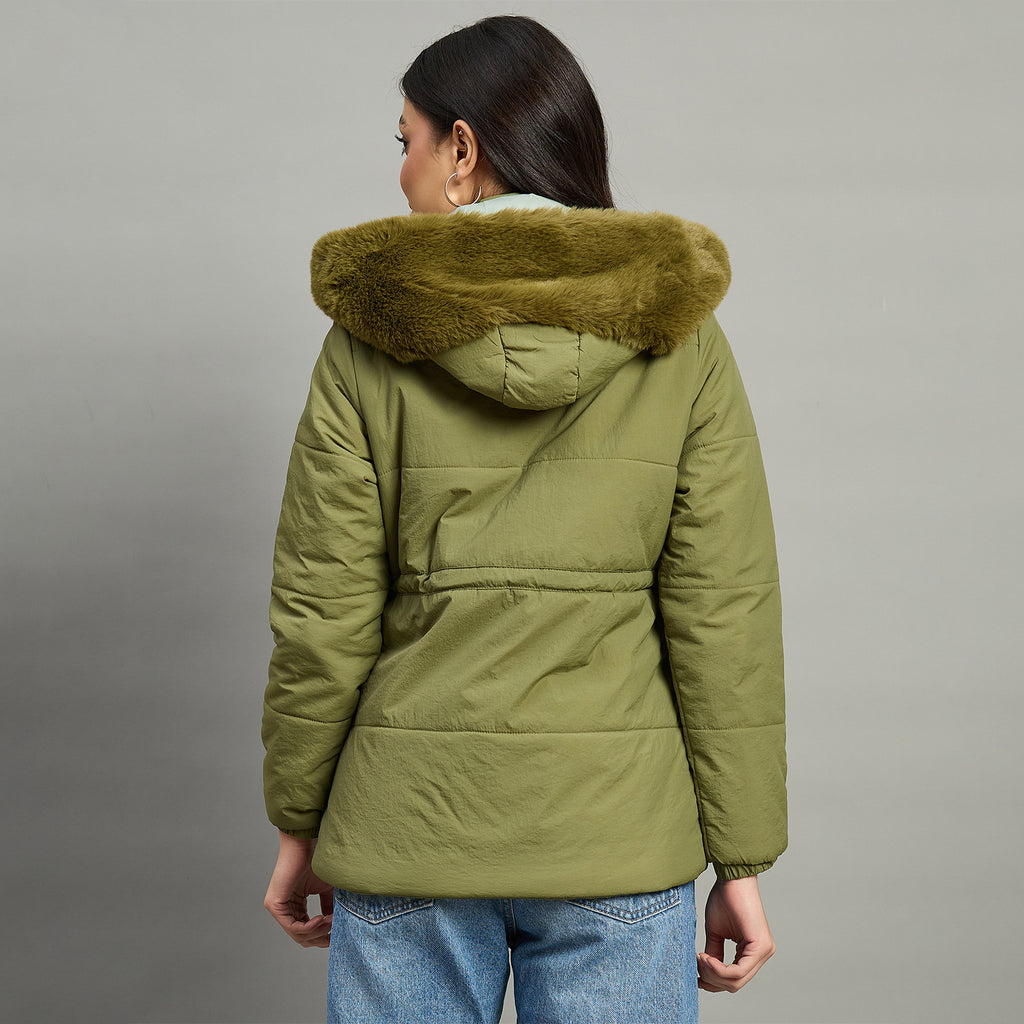 Duke Urban Women Short Style Full Sleeve Hooded Jacket (SDZ4111)